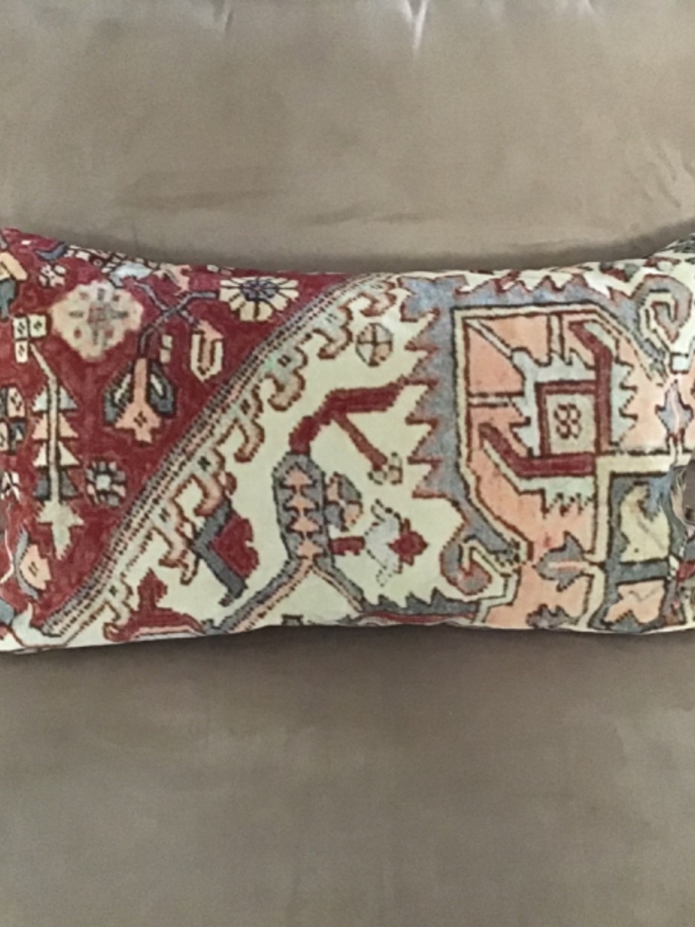Pottery barn pillow sham for lumbar pillow